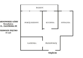 mieszkanie na wynajem - Tarnowskie Góry, Strzybnica