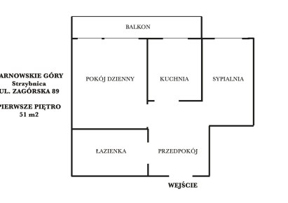 mieszkanie na wynajem - Tarnowskie Góry, Strzybnica